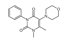 1,6-Dimethyl-5-morpholino-3-phenylpyrimidine-2,4(1H,3H)-dione Structure