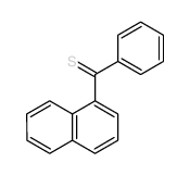 naphthalen-1-yl-phenyl-methanethione结构式