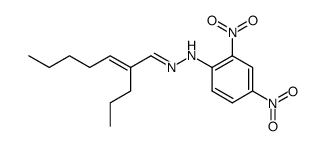 N-(2,4-Dinitro-phenyl)-N'-[(E)-2-propyl-hept-2-en-(Z)-ylidene]-hydrazine结构式