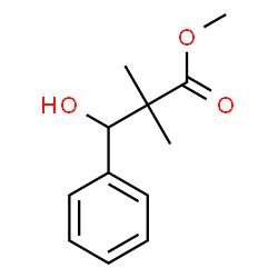 Methyl 3-hydroxy-2,2-dimethyl-3-phenylpropanoate structure