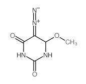 imino-(4-methoxy-2,6-dioxo-1,3-diazinan-5-ylidene)azanium structure