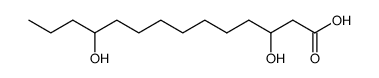 3,11-dihydroxy-tetradecanoic acid结构式