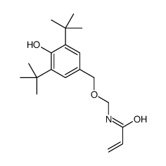 N-(3,5-Di-t-butyl-4-hydroxybenzyloxymethyl)acrylamide structure
