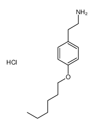 2-(4-hexoxyphenyl)ethanamine,hydrochloride Structure