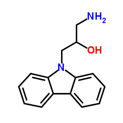 1-AMINO-3-CARBAZOL-9-YL-PROPAN-2-OL结构式
