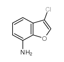 3-氯-1-苯并呋喃-7-胺结构式