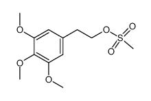 2-(3,4,5-trimethoxyphenyl)ethyl methanesulfonate Structure