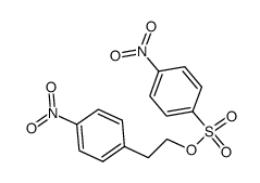 2-(p-nitrophenyl)ethyl p-nitrobenzenesulphonate结构式