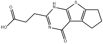3-(12-Oxo-7-thia-9,11-diazatricyclo[6.4.0.0(2,6)]dodeca-1(8),2(6),9-trien-10-yl)propanoic acid Structure