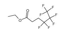 4,4,5,5,6,6,6-heptafluoro-hexanoic acid ethyl ester Structure