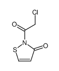 2-(2-chloroacetyl)-1,2-thiazol-3-one结构式
