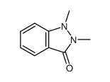 1,2-dihydro-1,2-dimethyl-3H-indazol-3-one结构式