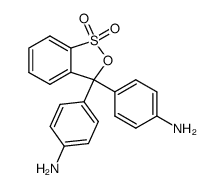 3,3-bis-(4-amino-phenyl)-3H-benz[c][1,2]oxathiol-1,1-dioxide Structure