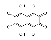 2,3,5,6,7,8-Hexahydroxy-1,4-naphthalenedione Structure