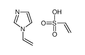 ethenesulfonic acid,1-ethenylimidazole Structure