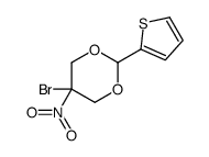 5-bromo-5-nitro-2-thiophen-2-yl-1,3-dioxane Structure
