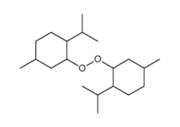 4-methyl-2-(5-methyl-2-propan-2-ylcyclohexyl)peroxy-1-propan-2-ylcyclohexane结构式