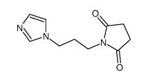 1-(3-imidazol-1-ylpropyl)pyrrolidine-2,5-dione Structure