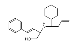 (2R)-2-[[(1S)-1-cyclohexylbut-3-enyl]amino]-4-phenylbut-3-en-1-ol Structure