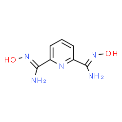 N2,N6-二羟基吡啶-2,6-双(甲脒)结构式