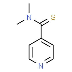 4-Pyridinecarbothioamide, N,N-dimethyl- structure