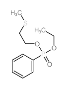 (ethoxy-(2-methylsulfanylethoxy)phosphoryl)benzene结构式