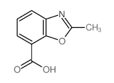 2-甲基-苯并噁唑-7-羧酸结构式