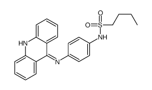 N-[p-(9-Acridinylamino)phenyl]-1-butanesulfonamide结构式