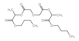 3,6,9,12-Tetraoxahexadecanoicacid, 2,10-dimethyl-4,8,11-trioxo-, butyl ester结构式