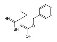benzyl N-(1-carbamothioylcyclopropyl)carbamate结构式