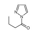 1H-Pyrazole,1-(1-oxobutyl)-(9CI)结构式