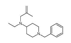 1-benzyl-N-ethyl-N-(2-methylprop-2-enyl)piperidin-4-amine Structure