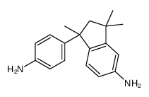 5(6)-1-(4-氨基苯基)-1,3,3-三甲基茚满结构式