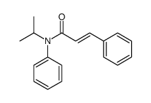 N-(1-Methylethyl)-N,3-diphenylpropenamide结构式