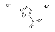 chloro-(5-nitrofuran-2-yl)mercury结构式