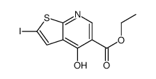 ethyl 2-iodo-4-oxo-7H-thieno[2,3-b]pyridine-5-carboxylate Structure