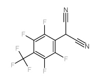 2-[2,3,5,6-tetrafluoro-4-(trifluoromethyl)phenyl]propanedinitrile结构式