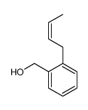 Benzenemethanol, 2-(2-butenyl)- (9CI) Structure