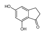 4,6-Dihydroxy-1,2-benzocyclopentanone结构式