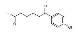 5-(4-Chlorobenzoyl)pentanoyl chloride Structure
