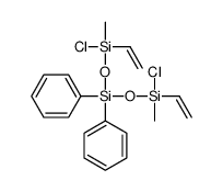 bis[(chloro-ethenyl-methylsilyl)oxy]-diphenylsilane结构式
