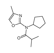 N-cyclopentyl-2-methyl-N-(4-methyl-1,3-oxazol-2-yl)propanamide Structure
