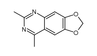 2,4-dimethyl-6,7-methylenedioxyquinazoline Structure