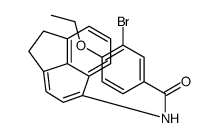 3-bromo-N-(1,2-dihydroacenaphthylen-5-yl)-4-ethoxybenzamide结构式