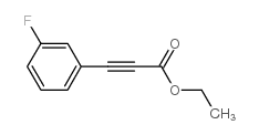 (3-FLUORO-PHENYL)-PROPYNOIC ACID ETHYL ESTER结构式
