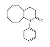 Cycloocta[b]pyridin-2(1H)-one,3,4,5,6,7,8,9,10-octahydro-1-phenyl- structure
