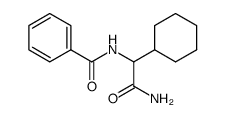 N-Benzoyl-α-cyclohexylglycine amide Structure