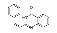 2-(cinnamylideneamino)benzoic acid结构式