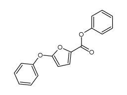 5-phenoxy-furan-2-carboxylic acid phenyl ester结构式