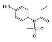 N-(4-aminophenyl)-N-methylsulfonylpropanamide结构式